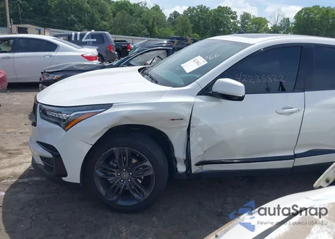 2021 Acura Rdx A-Spec Package z USA, uszkodzony, nr VIN 5J8TC1H6XML007966